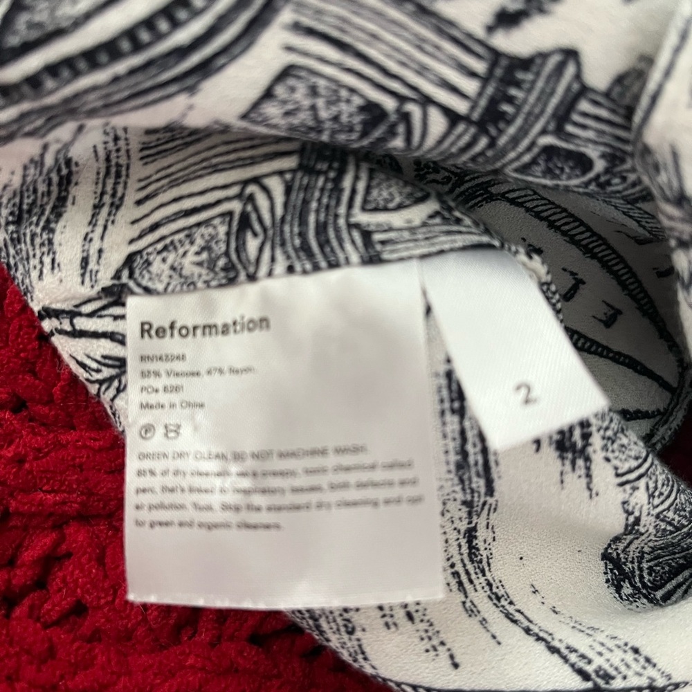 Reformation Tiki Two Piece in Rome size 2 - Picture 8 of 8